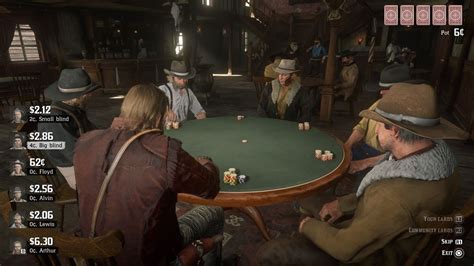 poker red dead redemption 2 location